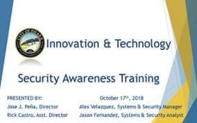 Security Awareness Training